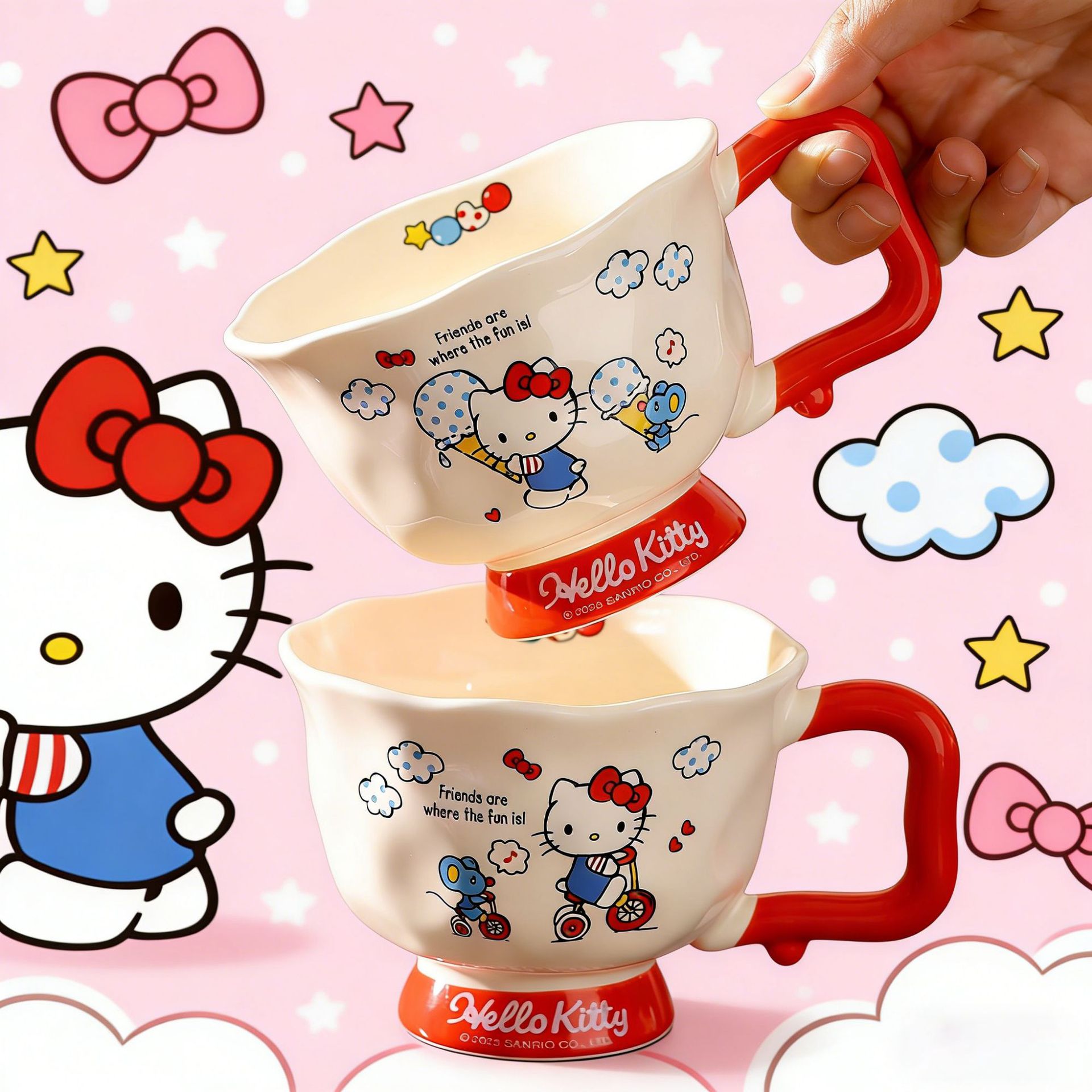 Outdoor Hunting Kitchen - Hello Kitty Zootopia Ceramic Mug, Couple