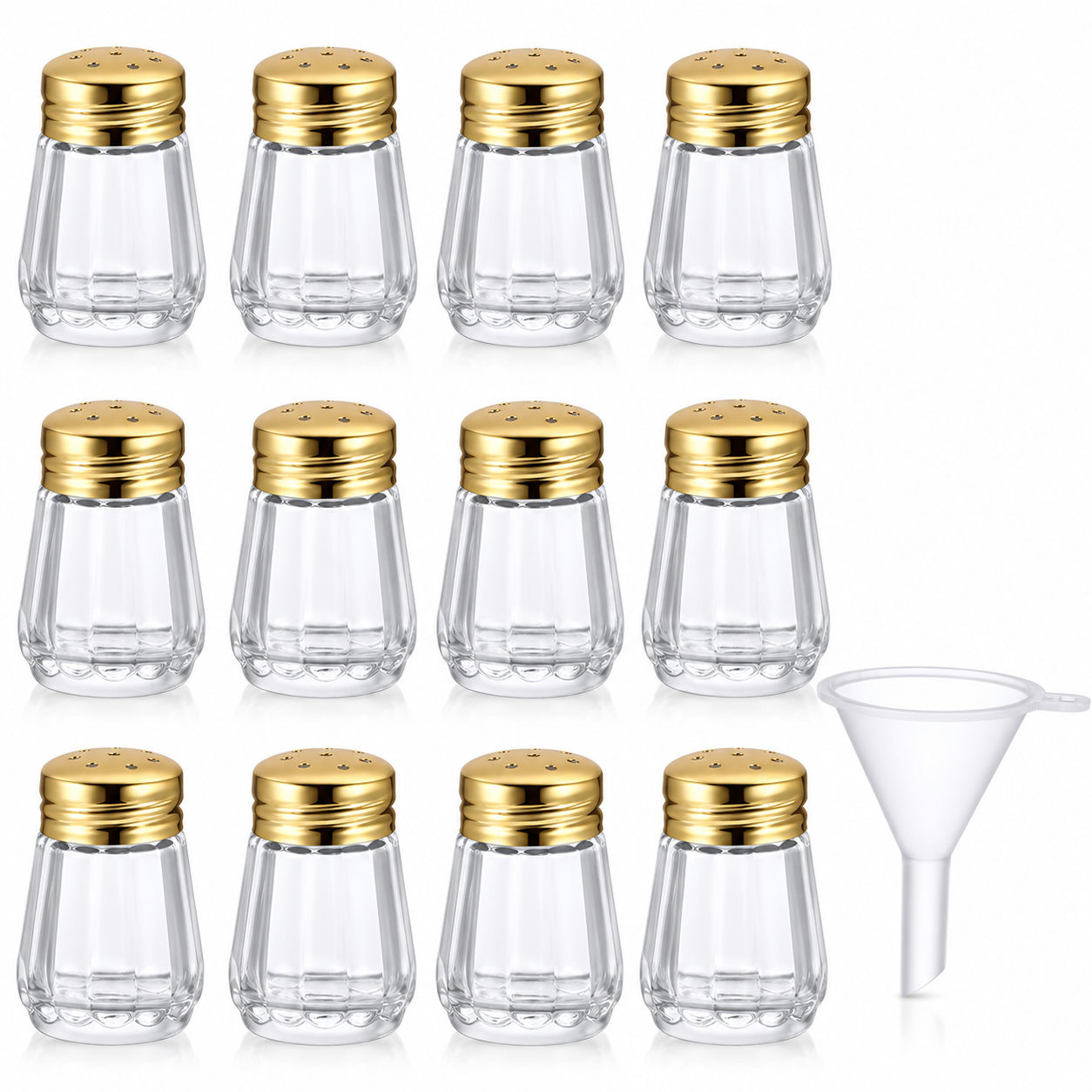 Outdoor Hunting Kitchen - Small Salt & Pepper Shakers Clear