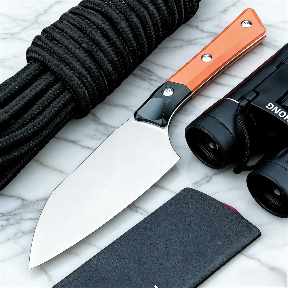 NEW Fixed Blade Knife D2 Balde - Hunting Camp Outdoor Kitchen recension och pris