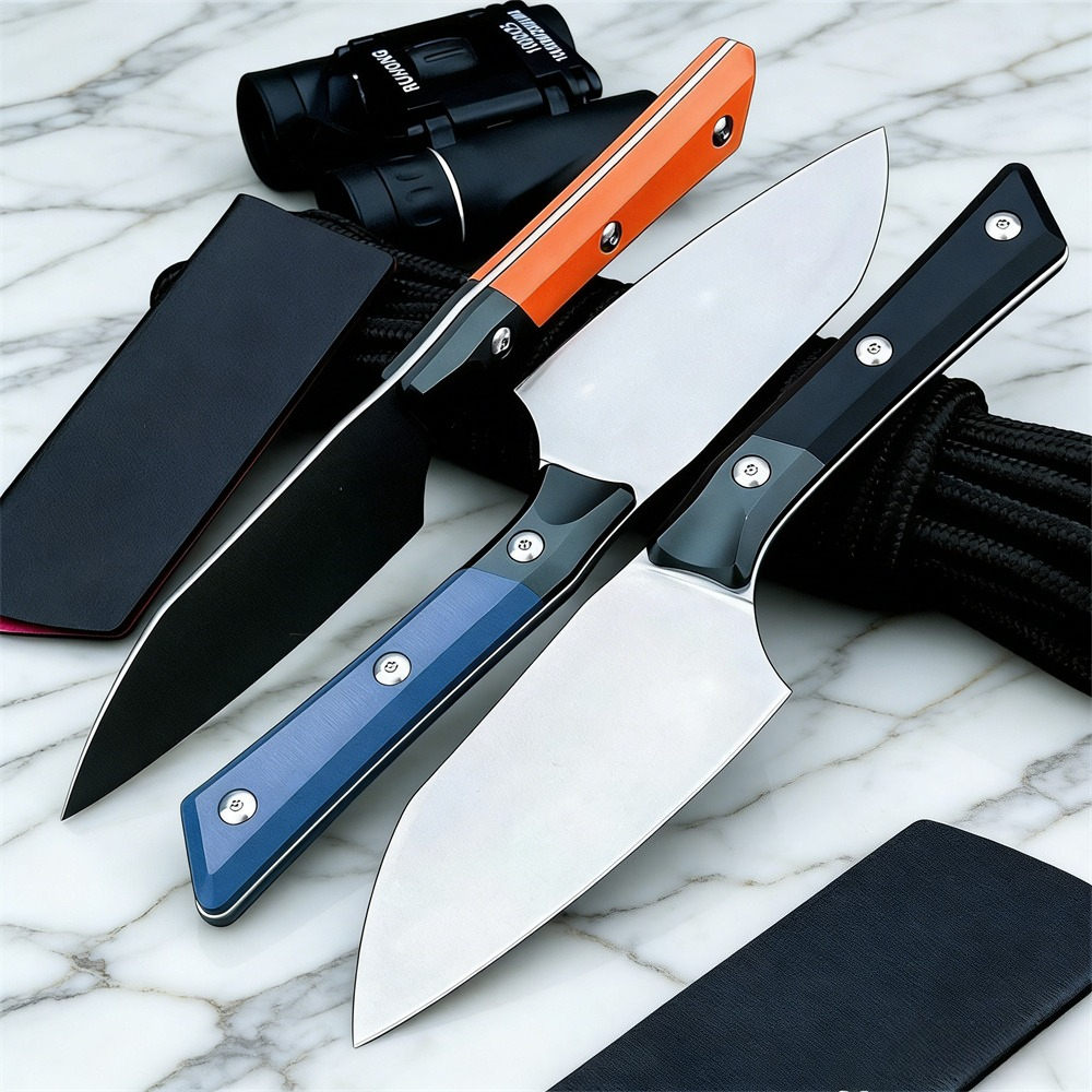 NEW Fixed Blade Knife D2 Balde - Hunting Camp Outdoor Kitchen recension och pris