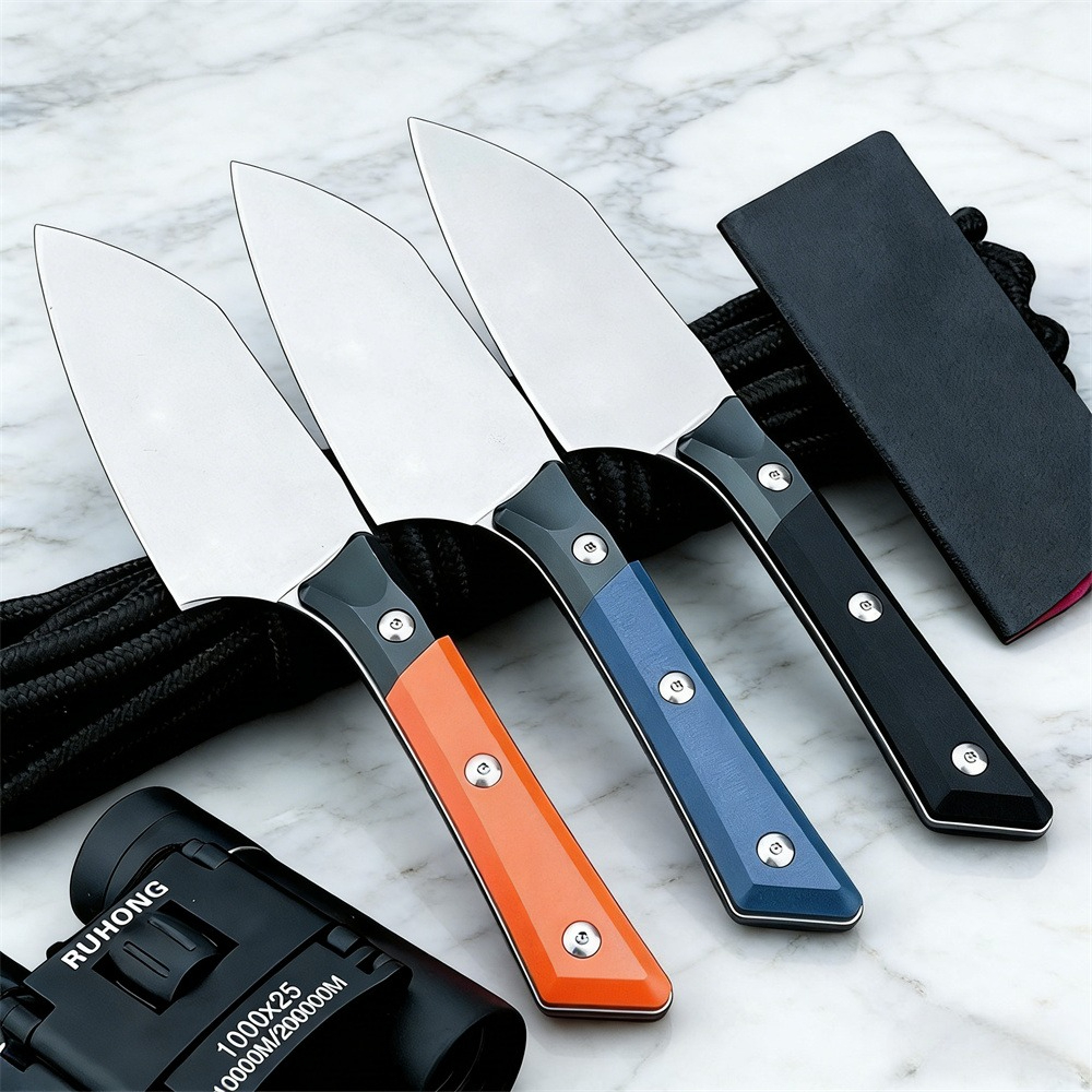 NEW Fixed Blade Knife D2 Balde - Hunting Camp Outdoor Kitchen recension och pris