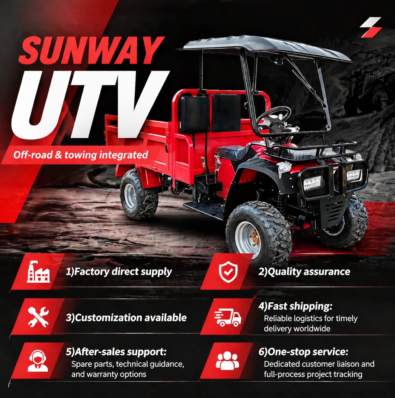 Customized Shaft Drive Agricul - Outdoor Hunting Vehicle recension och pris
