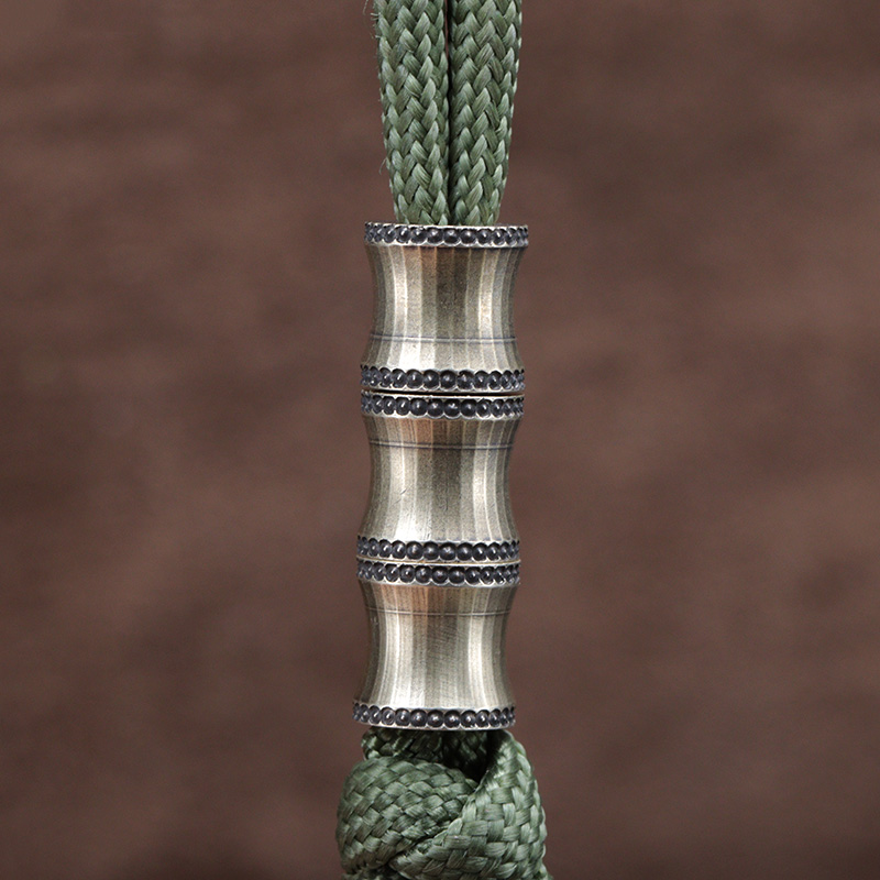 Bamboo Shape Brass Knife Beads - Paracord Survival Bracelet recension och pris