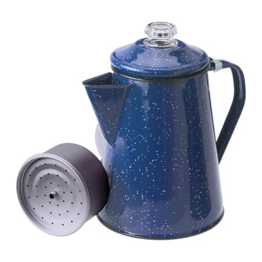 Percolator Coffee Pot Enamelwa - Hunting Camp Outdoor Kitchen recension och pris