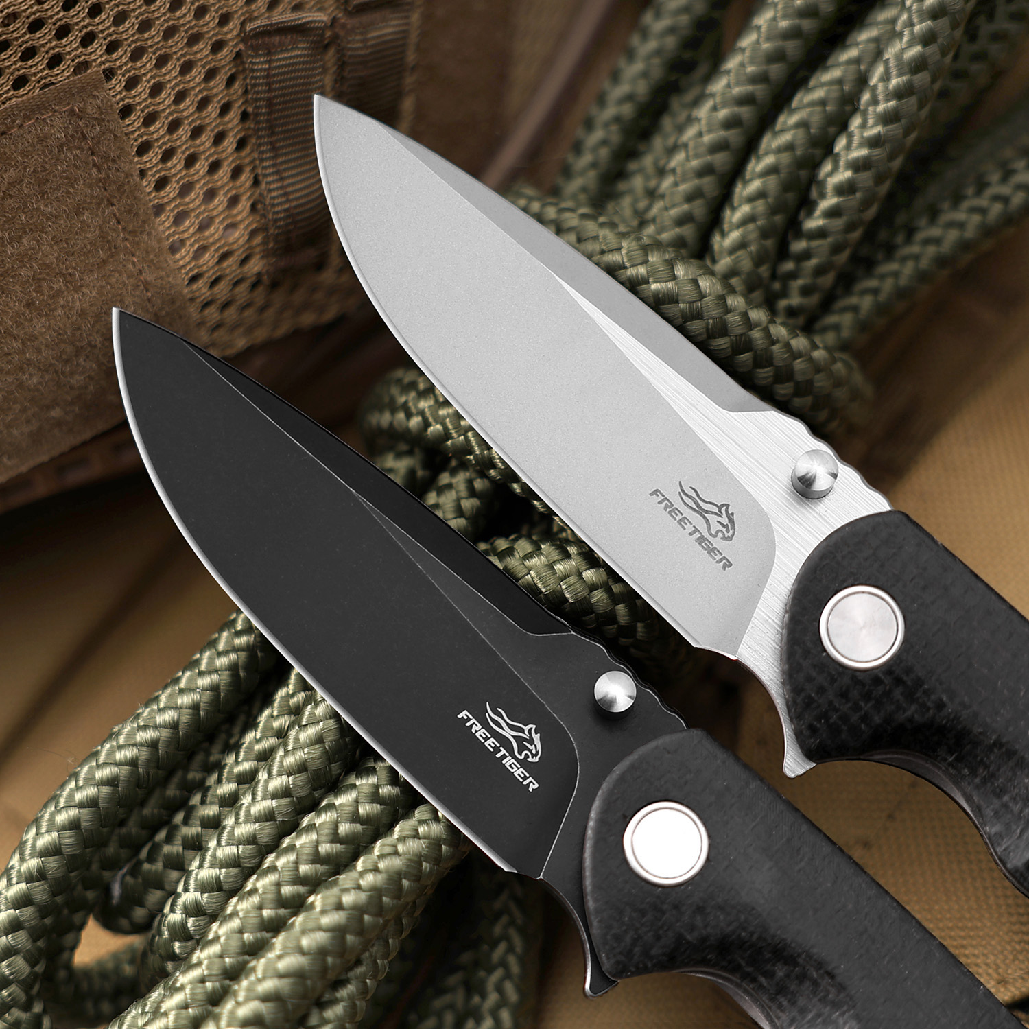 FREETIGER New Folding Knife wi - Hunting Camp Outdoor Kitchen recension och pris
