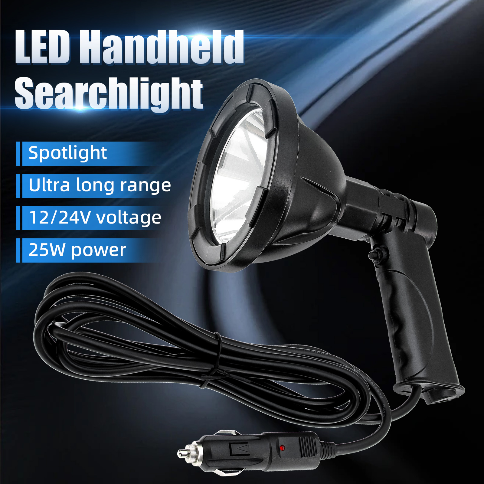 12V high power handheld light  - Outdoor Hunting Vehicle recension och pris