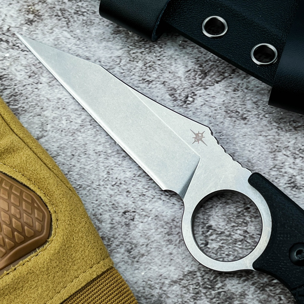 Sharp straight Fixed knife 8Cr - Hunting Camp Outdoor Kitchen recension och pris