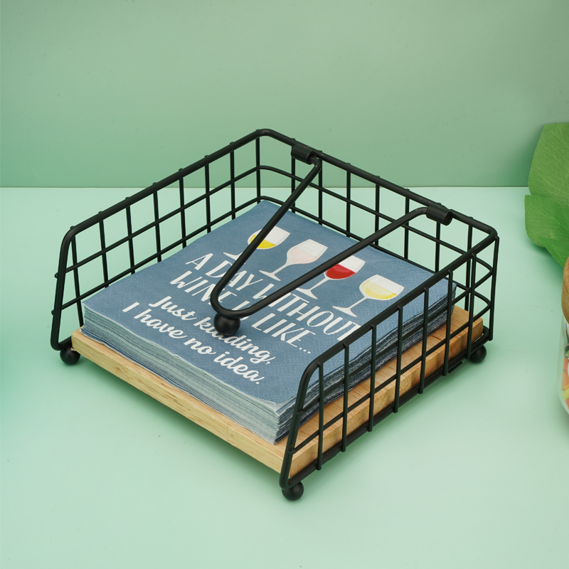 Square wooden napkin holder, s - Outdoor Hunting Kitchen recension och pris