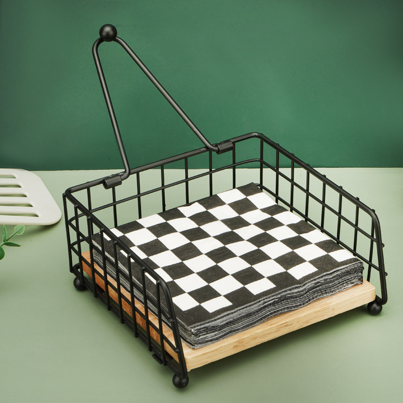 Square wooden napkin holder, s - Outdoor Hunting Kitchen recension och pris