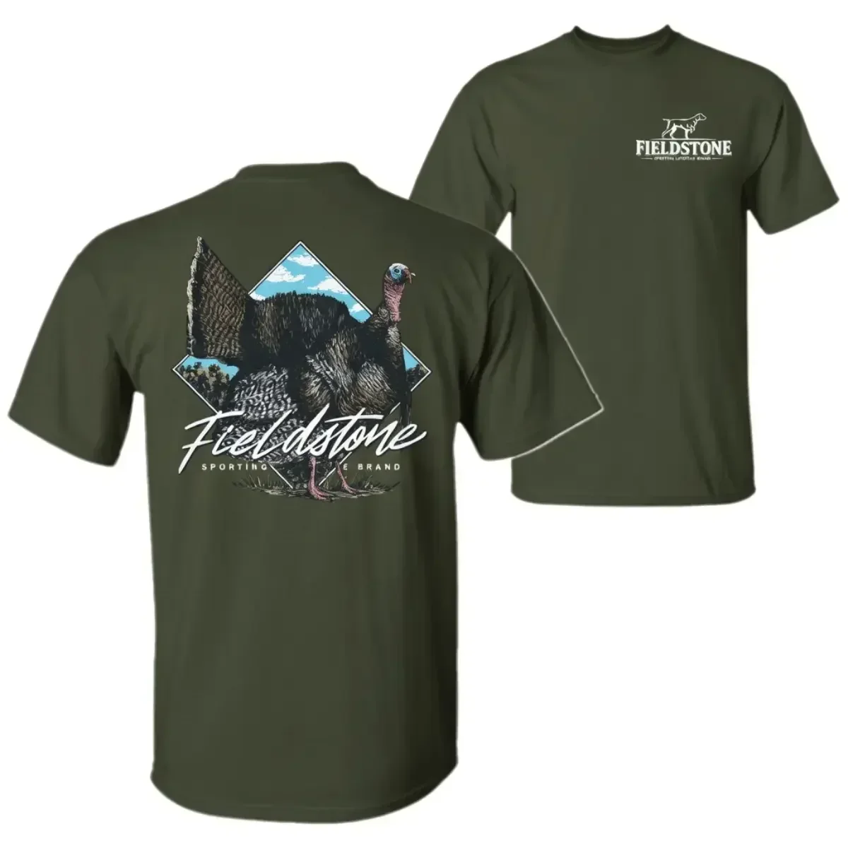 Fieldstone Turkey Hunting Grap - Outdoor Hunting Logo recension och pris