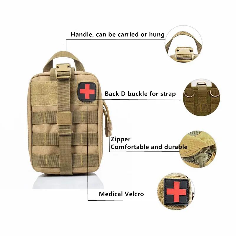 Tactical First Aid Kit Medical - Outdoor Hunting Vehicle recension och pris