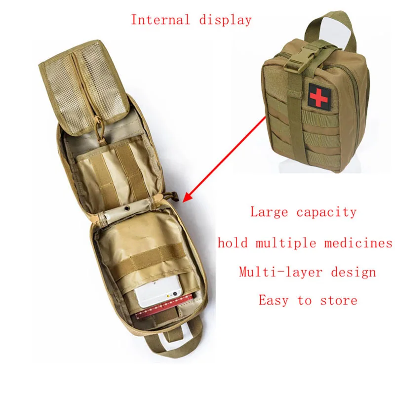 Tactical First Aid Kit Medical - Outdoor Hunting Vehicle recension och pris