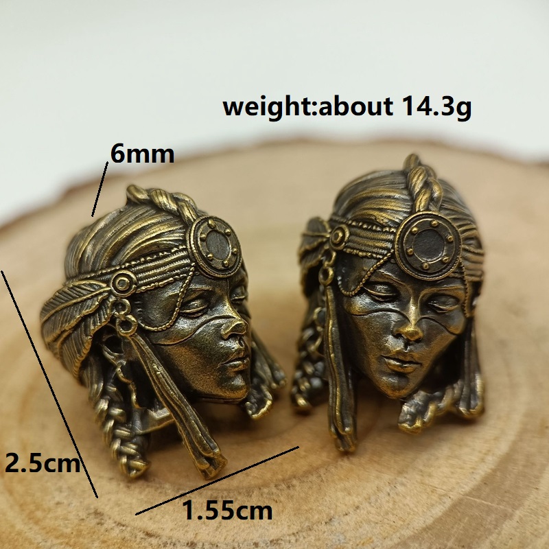 Tribe Female Warrior Brass Kni - Paracord Survival Bracelet recension och pris