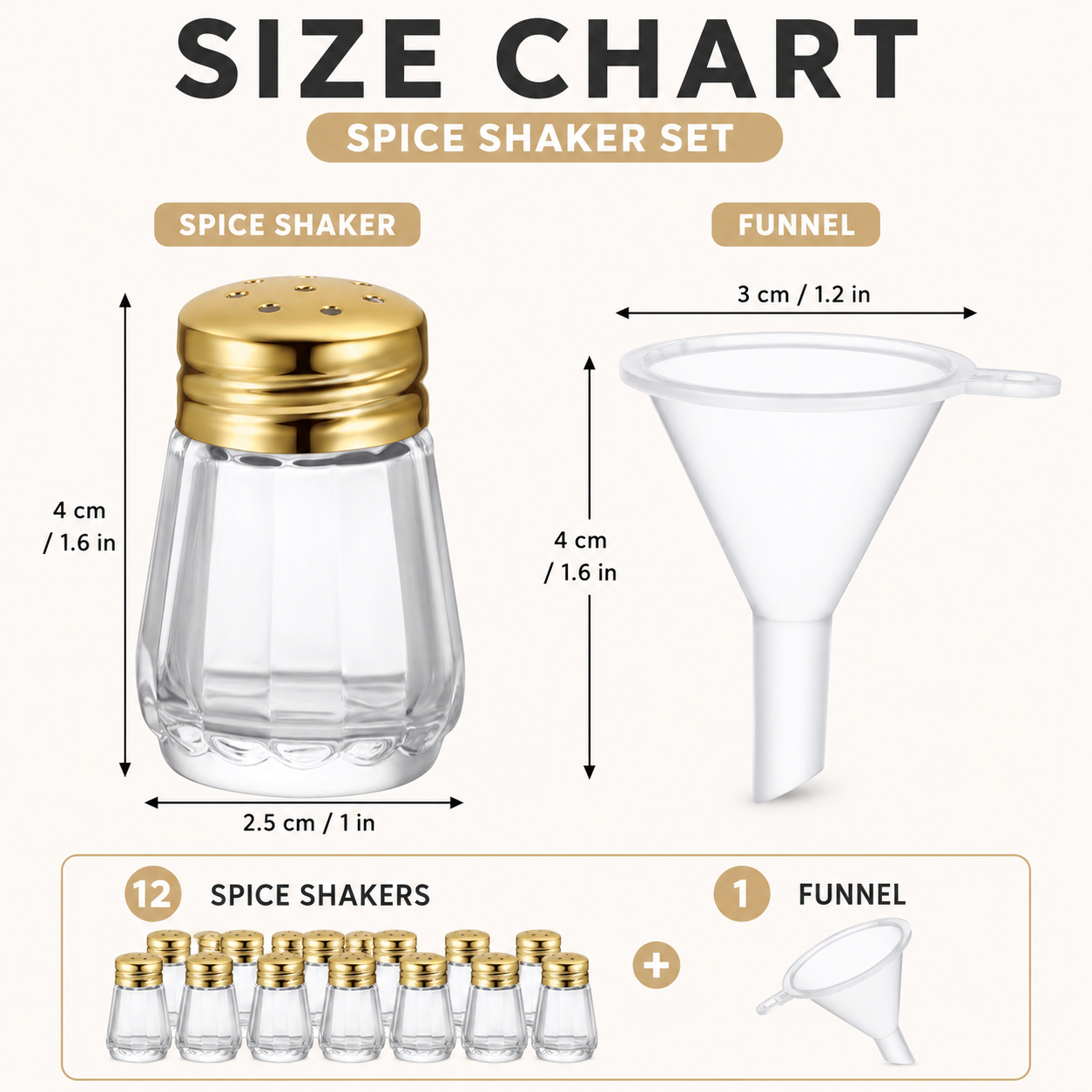Small Salt & Pepper Shakers Cl - Outdoor Hunting Kitchen recension och pris