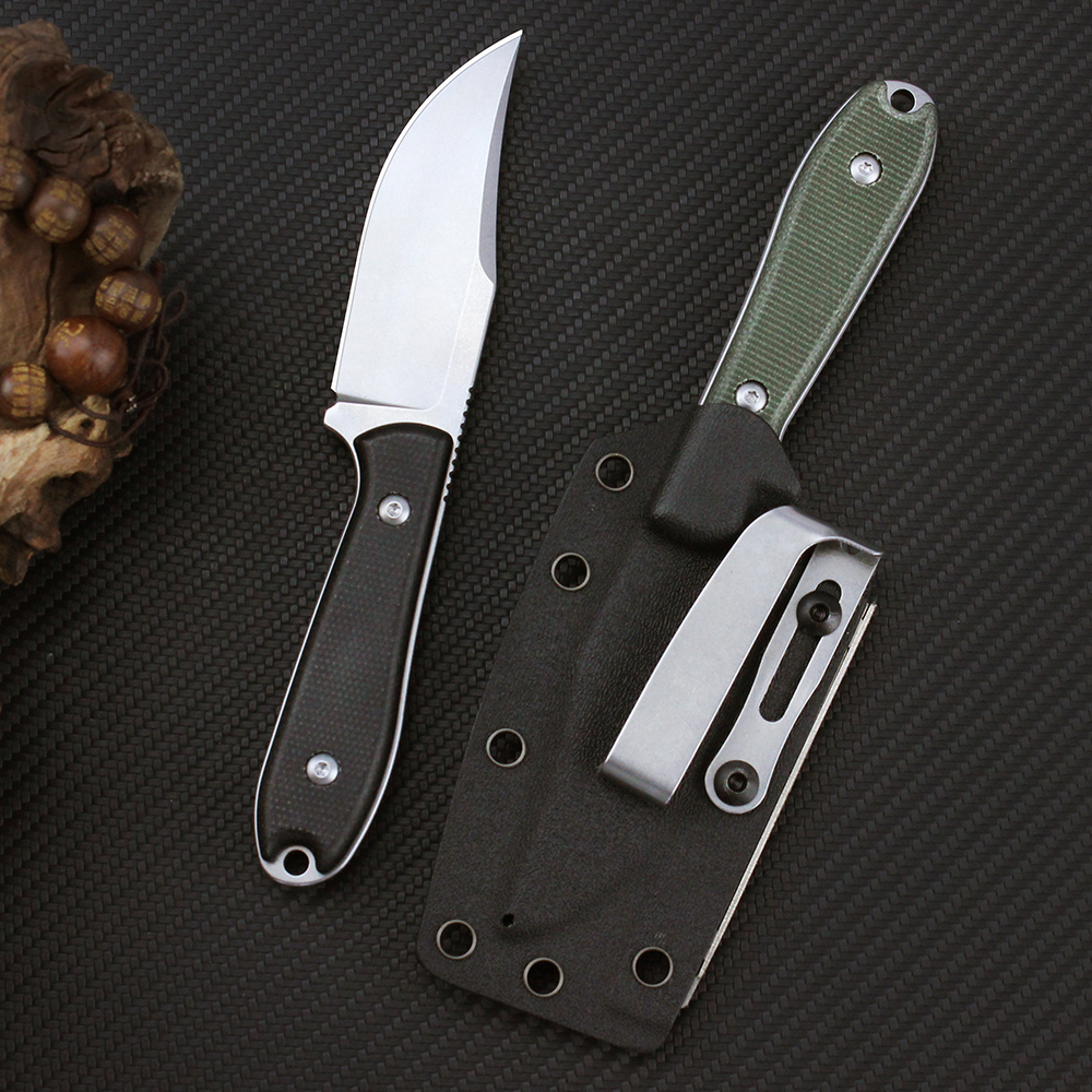 Tunafire D2 Fixed Blade Knife  - Hunting Camp Outdoor Kitchen recension och pris