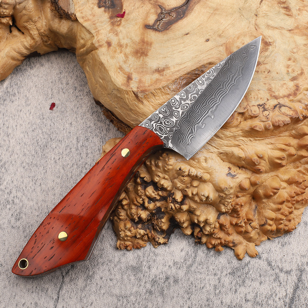 VG10 Damascus Steel Hunting  K - Hunting Camp Outdoor Kitchen recension och pris