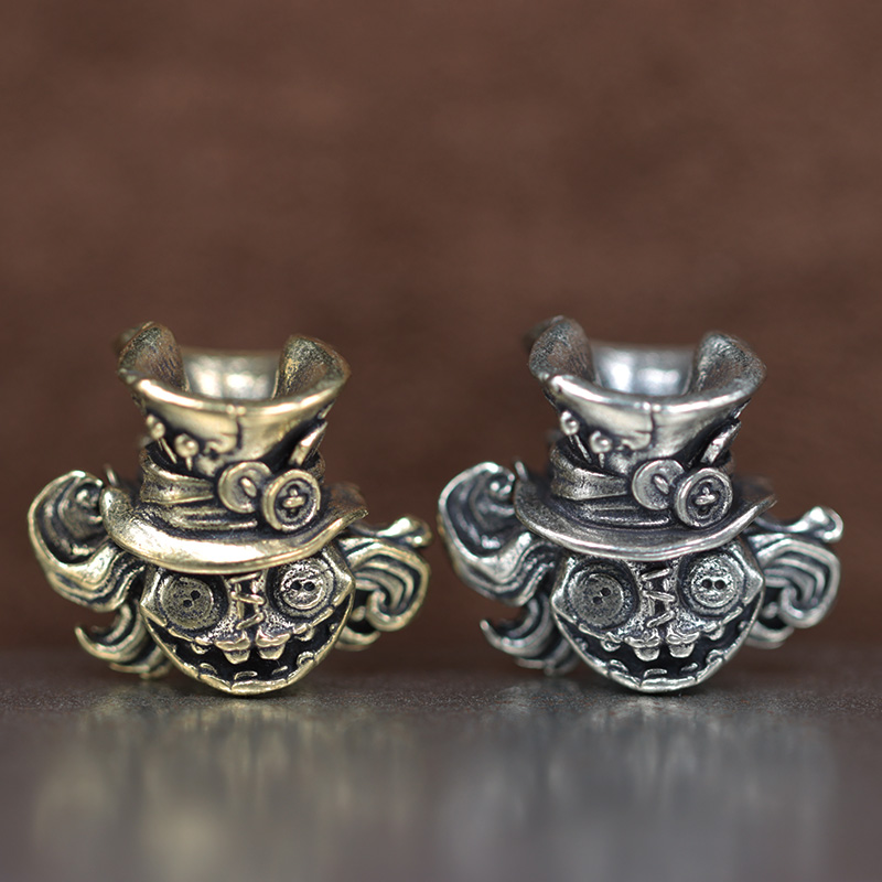 Double-sided Puppet Head Brass - Paracord Survival Bracelet recension och pris
